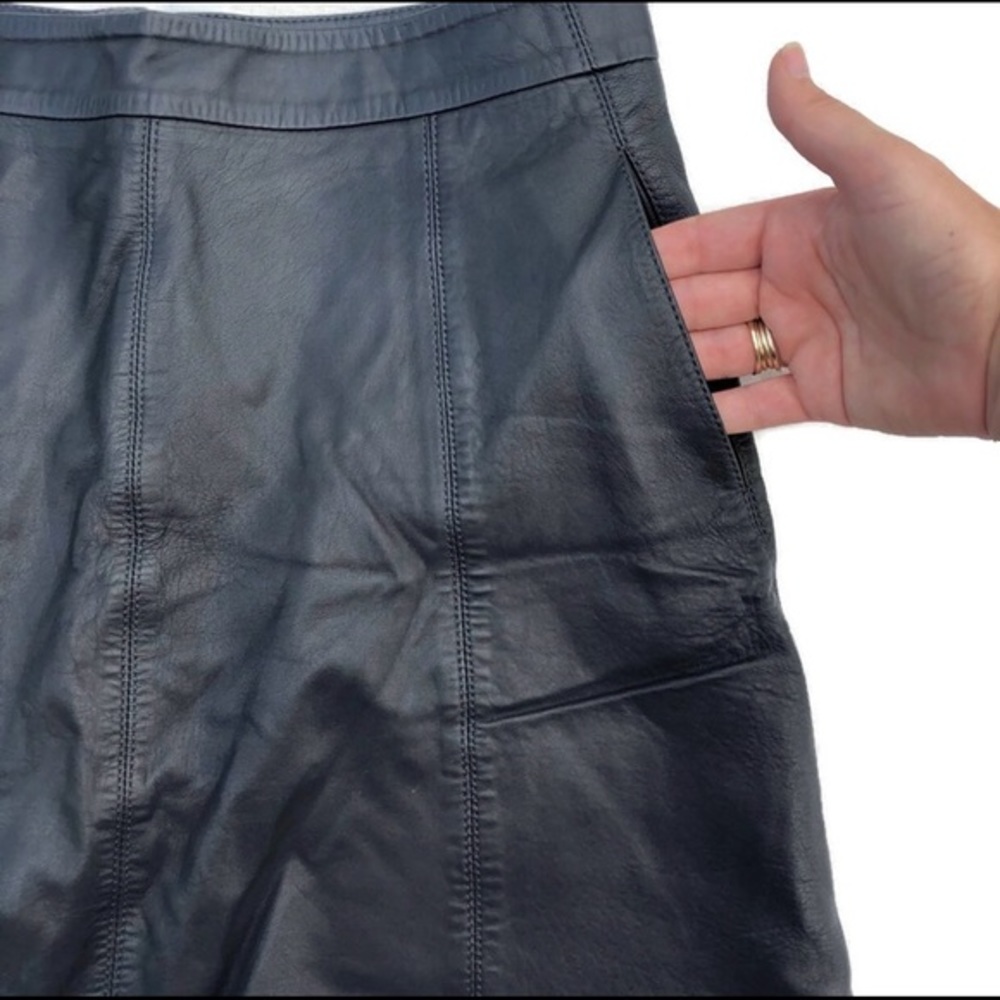 Lamb Skin Mini Skirt By Marc Jacobs View 5